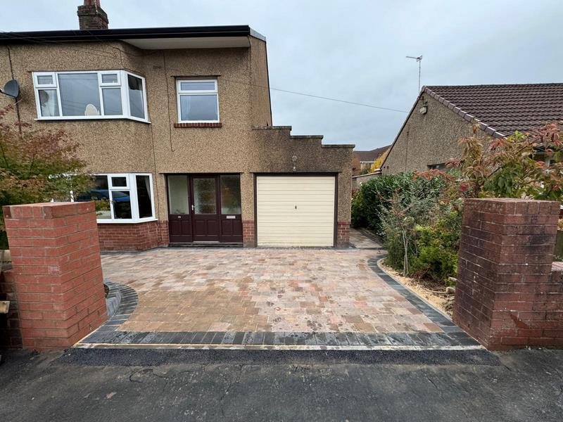 tobermore tegula tumbled charcoal block paving in clitheroe 12